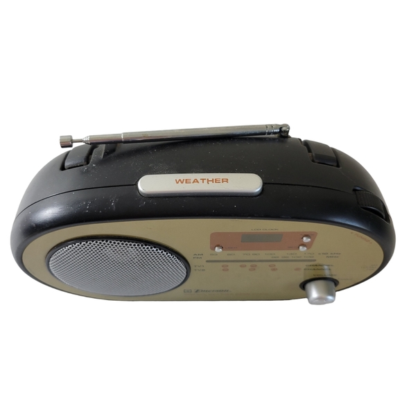 VINTAGE EMERSON INSTANT WEATHER BAND AM/FM RADIO MODEL RP1103 TEST WORKS - Picture 2 of 11